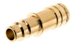 Nippel, brass snake pillar 13mm