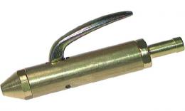 Brass blow gun with short nozzle