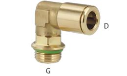 Accouplement à visser de genou rotatif pour aliments, filetage extérieur - dimensions Accouplement à visser de genou rotatif pour aliments, filetage extérieur - dimensions
