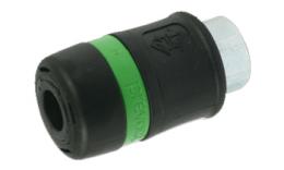Safety slide coupling with internal thread EURO