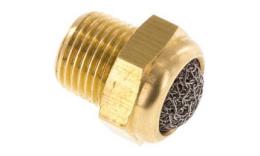 Demper NPT 1/8", draadgaas, Messing