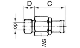 Soupape de sécurité réglable laiton SOSV plage 1-6 bar et 1-6,5 bar en G1/4