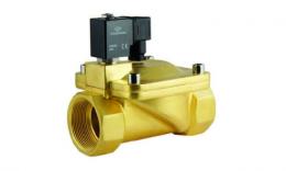 Solenoid valve 2-2 brass indirect NC IMV22NC2EM230