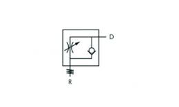 vanne de débit d'air de régulation