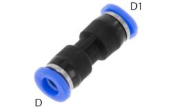 Insteek doorverbinder, mini - afmetingen