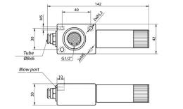 VacuumEjector Blowoff drawing