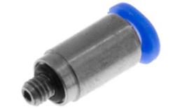 Rechte push-in inschroefkoppeling, 3mm, M3, O-ring, mini Rechte push-in inschroefkoppeling, 3mm, M3, O-ring, mini