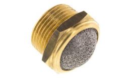Silenziatori in ottone con filettatura NPT in acciaio inox