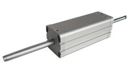 Cylindre avec tige de piston continu