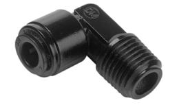 Knee screw-in coupling push-in food, BSPT conical male thread