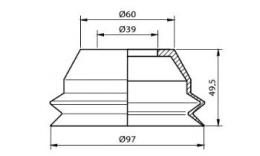tekening zuignap VF95WF