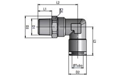 Rotating push-in fittings drawing