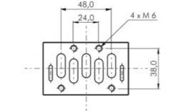 5/2-Wege-ISO-Ventile (ISO 5599-1), ISO-Größe 2, Zeichnung