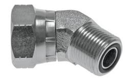 45 ° ORFS elbow fittings