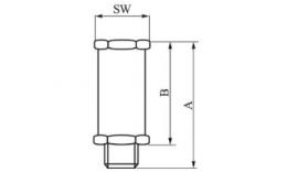Hose break protection, drawing, inside/ outside
