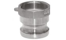 Fast coupling plug with internal wire type A, and 14420-7 (DIN 2828), stainless steel