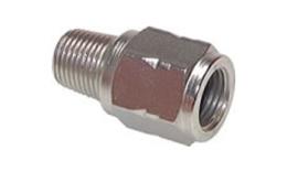 Mini non-return valve nickel-plated brass without spring up to 10 bar