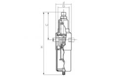 Filter regulator, up to 6000 l-min Drawing