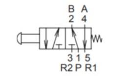 Compact handventiel 4P