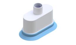 Oval suction cup, 225x120 mm, Rubber (CN)