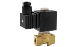 Valvola solenoide 2-2 vie, NC ad azione diretta con candela