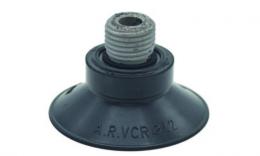 Flat suction cup round, diameter 42 mm with integrated R 1/4 "outer thread
