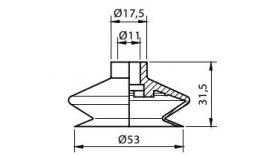 VF53WF ventosa de desenho