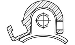Cylinder clamp drawing