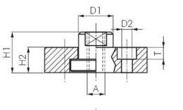 Accouplements flexo avec fil de fixation