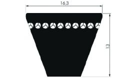 V-Belt XPB-Zeichnung