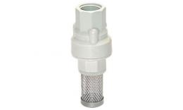 Foot valve made of polypropylene