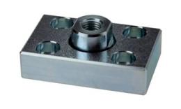 Flexo couplings with mounting plate, for pneumatic cylinder ISO 15552