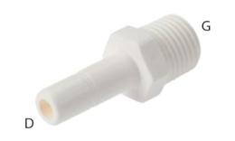 Screw-in Stem Couplings, G-Thread, Food (metric) - Dimensions Screw-in Stem Couplings, G-Thread, Food (metric) - Dimensions