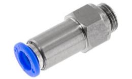 Clapet anti-retour avec filetage de gaz externe et raccord instantané