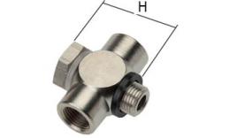 T-banjo coupling with internal thread