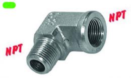 Knee screw with NPT wire stainless steel