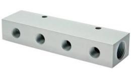 Double-sided distribution block 4 outputs