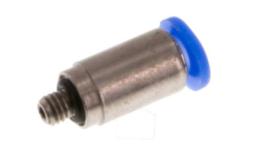 IQS - Straight push-in screw-in coupling o-ring round housing