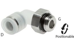 L-link push-in, cylindrical thread, pp L-link push-in, cylindrical thread, pp