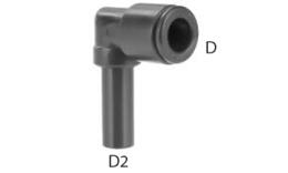 Top line knee plug coupling - size