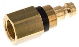 Clutch plug (black sliding sleeve) NW5 with inner thread, brass (MS)