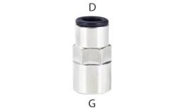 Top line straight screw-in coupling female thread - size