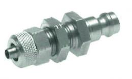 Plug-in nipple NW5 bulkhead transit and plug-in coupling