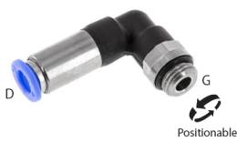 Accouplement à genou avec vanne d’arrêt et filetage de gaz, auto-arrêt - dimensions Accouplement à genou avec vanne d’arrêt et filetage de gaz, auto-arrêt - dimensions