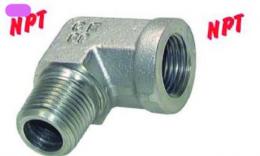 Knee screws with npt-wire galvanized steel