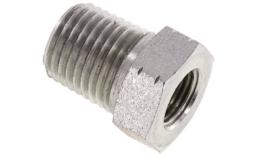 Acero galvanizado - Boquilla adaptadora con rosca NPT