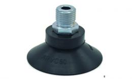 Flat suction cup round, diameter 50 mm with R 1/4 "outer thread