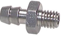 Króćce do węży z prostym gwintem - stożek wewnętrzny Mosiądz niklowany