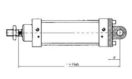 Rear hinge female ISO 15552 drawing