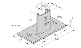 Saddle flange 41 Transverse drawing.png